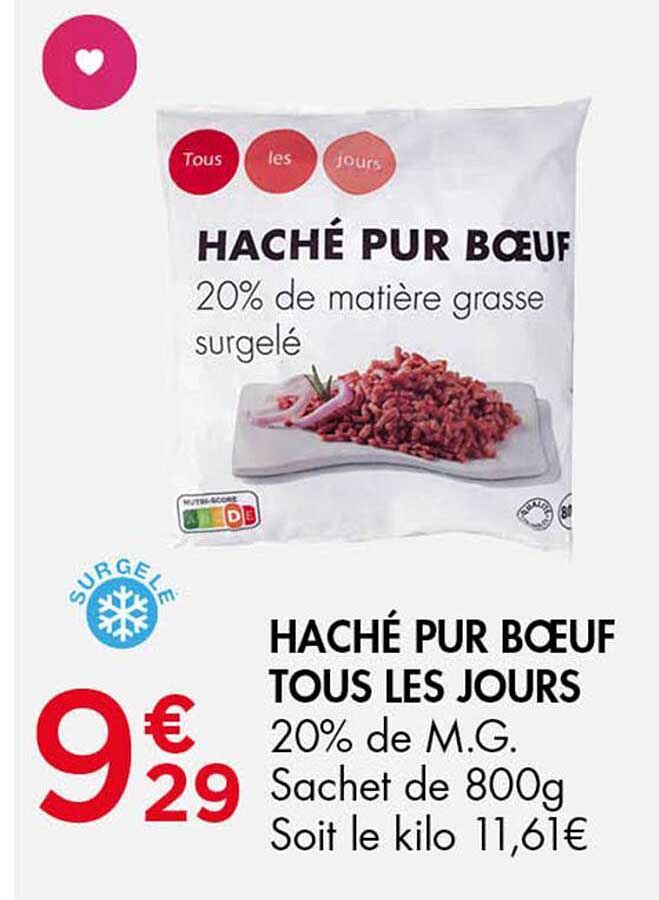HACHÉ PUR BŒUF TOUS LES JOURS