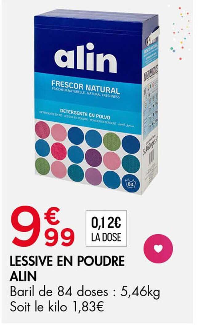 LESSIVE EN POUDRE ALIN