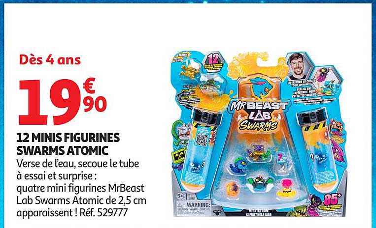 12 MINIS FIGURINES SWARMS ATOMIC