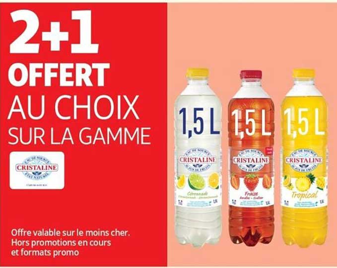 2+1 OFFERT AU CHOIX SUR LA GAMME