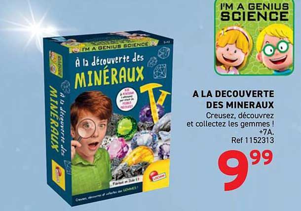 A LA DECOUVERTE DES MINERAUX