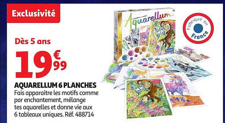 AQUARELLUM 6 PLANCHES