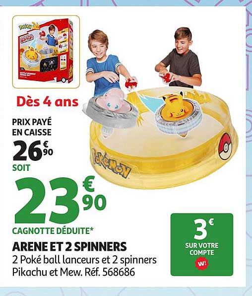 ARENE ET 2 SPINNERS