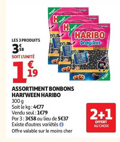 ASSORTIMENT BONBONS HARI'WEEN HARIBO