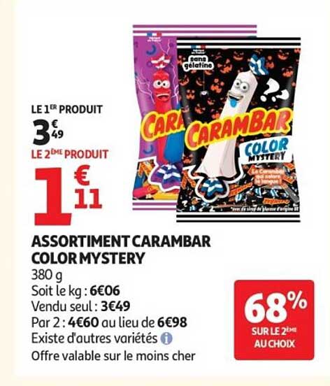 ASSORTIMENT CARAMBAR COLOR MYSTERY