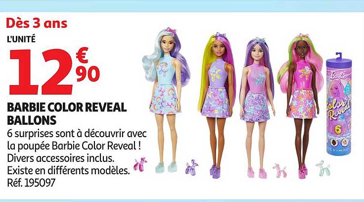 BARBIE COLOR REVEAL BALLONS