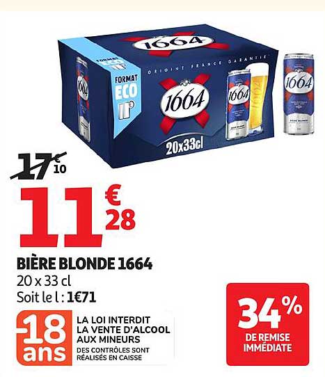 BIÈRE BLONDE 1664
