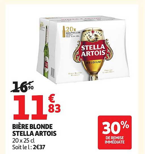 BIÈRE BLONDE STELLA ARTOIS