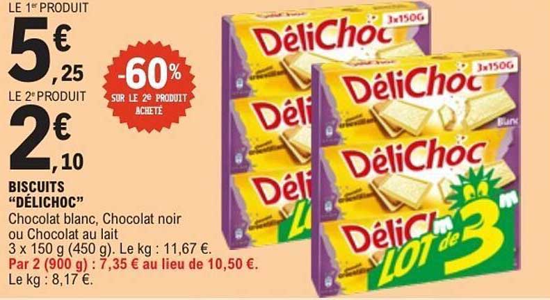 BISCUITS "DÉLICHOC"