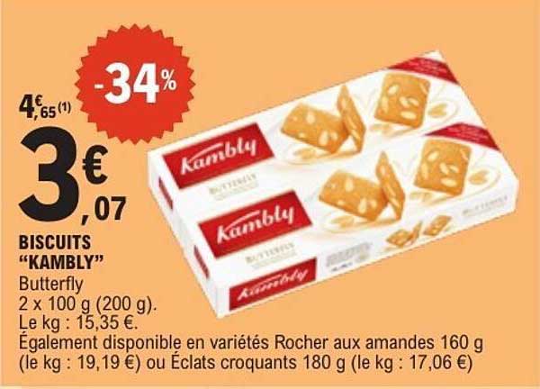 BISCUITS "KAMBLY"