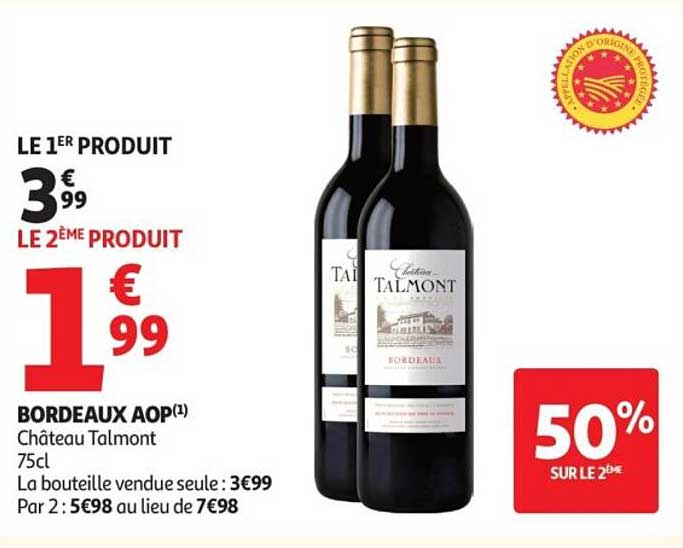 BORDEAUX AOP Château Talmont 75cl