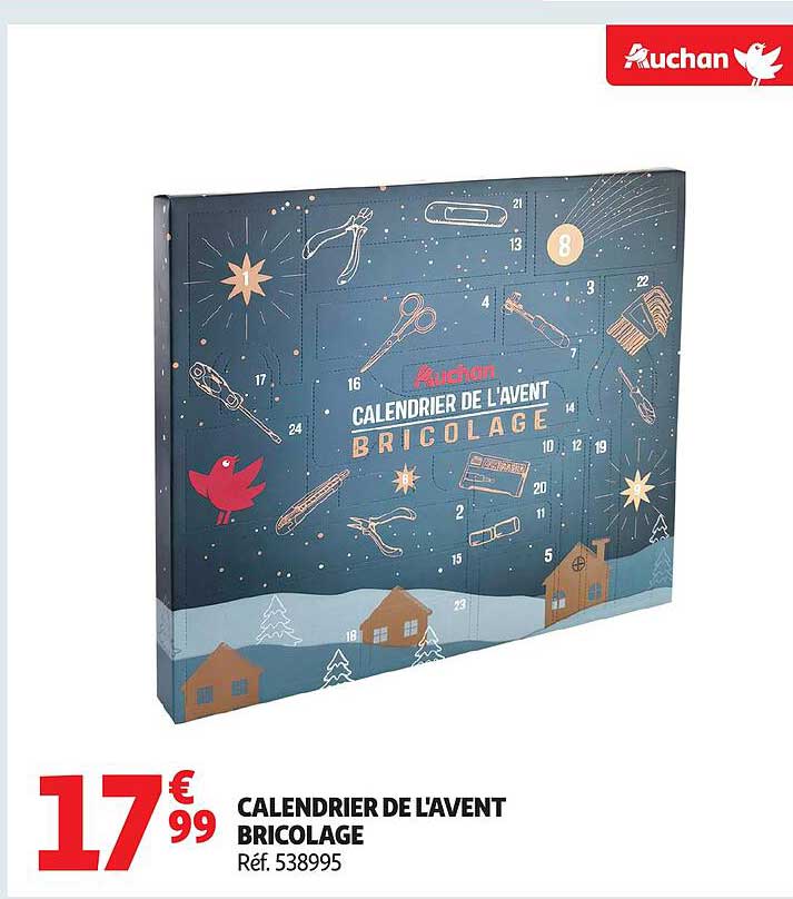 CALENDRIER DE L'AVENT BRICOLAGE