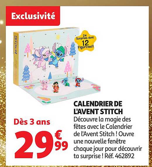 CALENDRIER DE L'AVENT STITCH