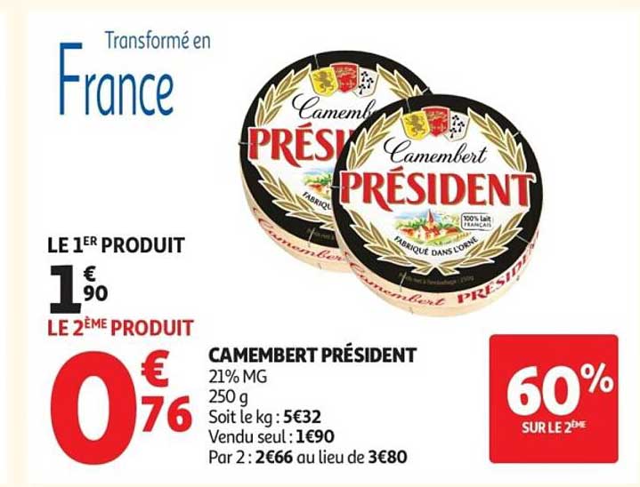 CAMEMBERT PRÉSIDENT