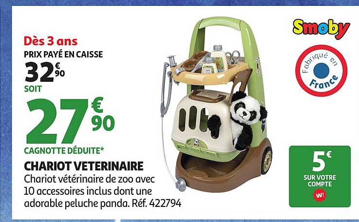 CHARIOT VETERINAIRE