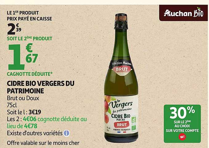 CIDRE BIO VERGERS DU PATRIMOINE