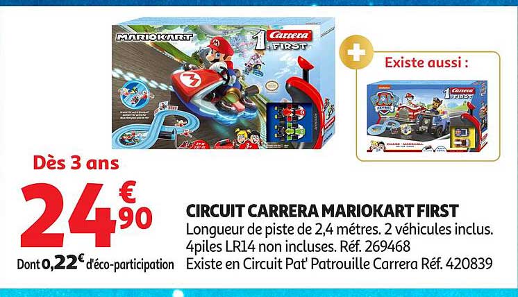 CIRCUIT CARRERA MARIOKART FIRST