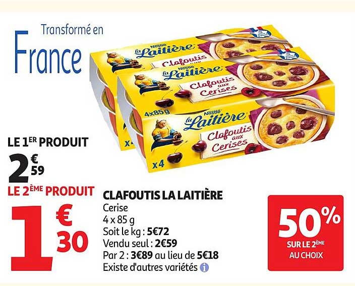 CLAFOUTIS LA LAITIÈRE