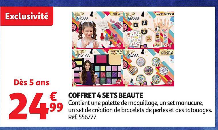 COFFRET 4 SETS BEAUTE