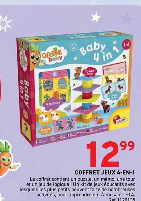 COFFRET JEUX 4-EN-1