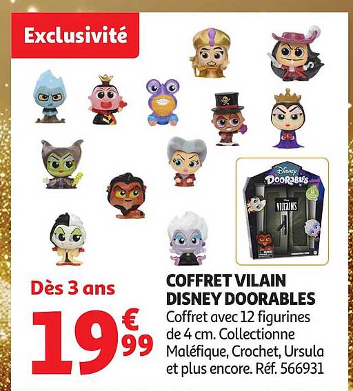 COFFRET VILAIN DISNEY DOORABLES