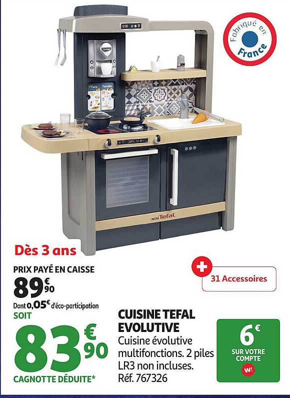 CUISINE TEFAL EVOLUTIVE