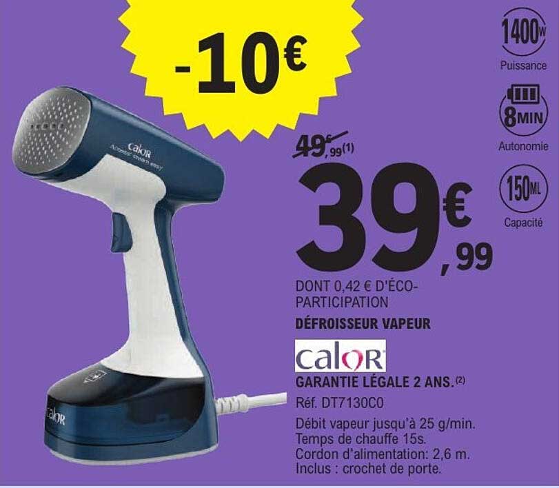 Défroisseur Vapeur Calor