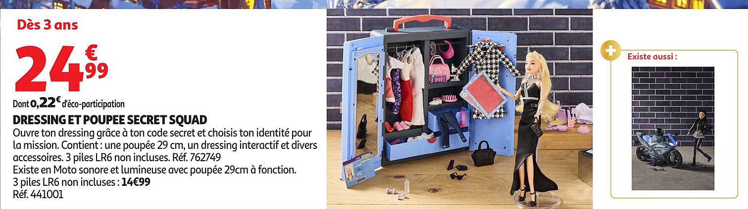 DRESSING ET POUPEE SECRET SQUAD