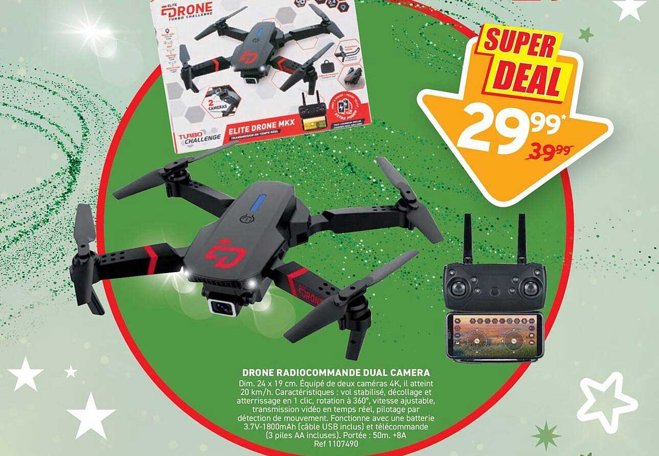 DRONE RADIOCOMMAND E DUAL CAMERA