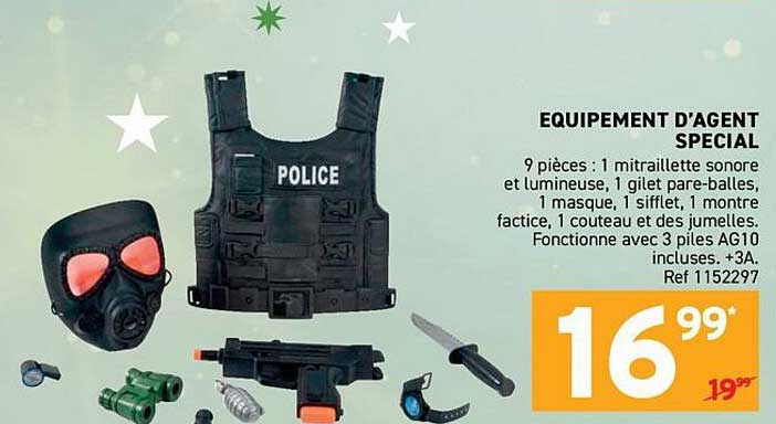 ÉQUIPEMENT D’AGENT SPECIAL