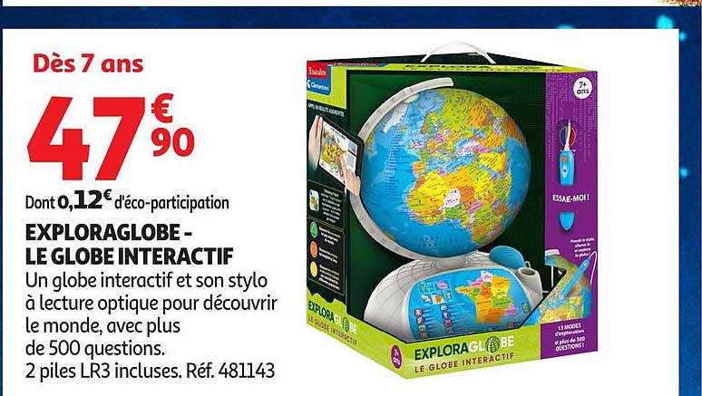 EXPLORAGLOBE - LE GLOBE INTERACTIF