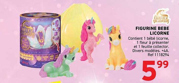 FIGURINE BEBE LICORNE