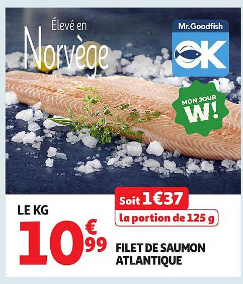 FILET DE SAUMON ATLANTIQUE