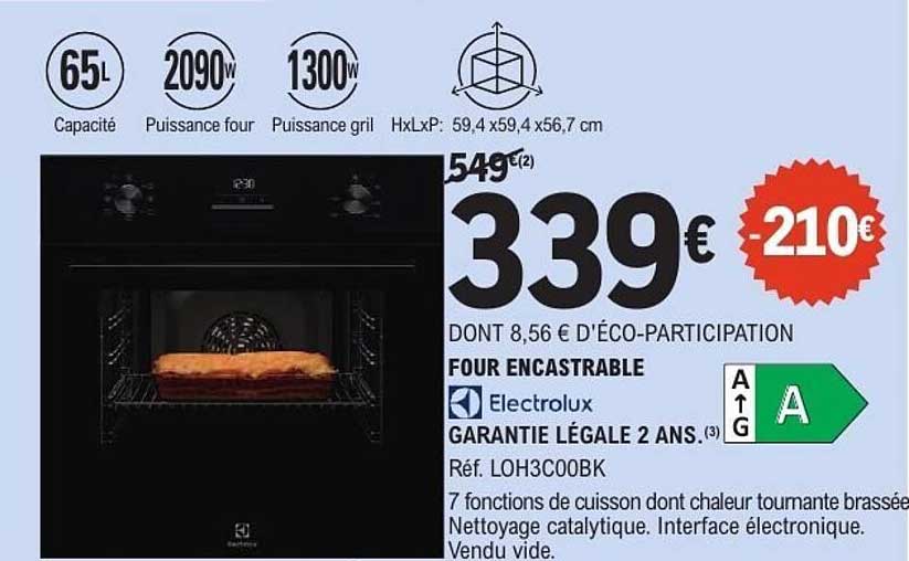 FOUR ENCASTRABLE Electrolux