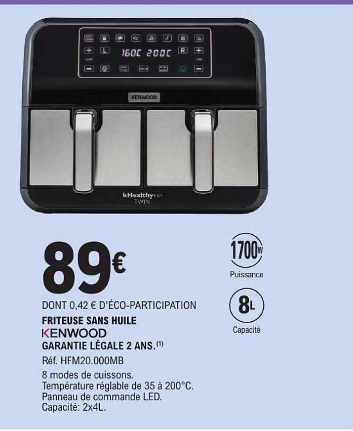 FRITEUSE SANS HUILE KENWOOD
