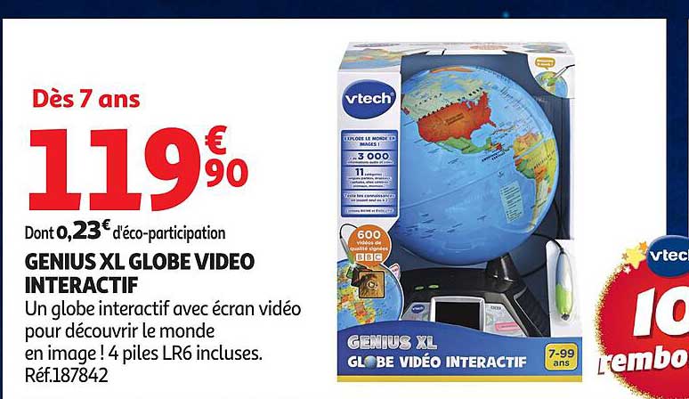 GENIUS XL GLOBE VIDEO INTERACTIF