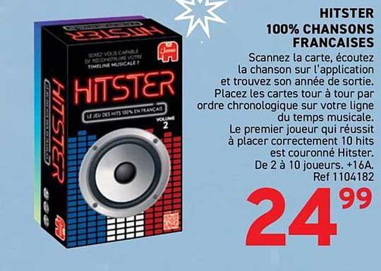 HITSTER 100% CHANSONS FRANCAISES