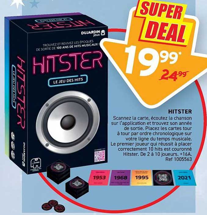HITSTER - LE JEU DES HITS