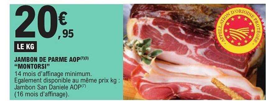 JAMBON DE PARME AOP "MONTORS!"