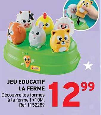 JEU EDUCATIF LA FERME