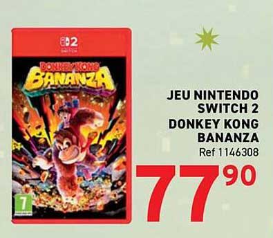 JEU NINTENDO SWITCH 2 DONKEY KONG BANANZA