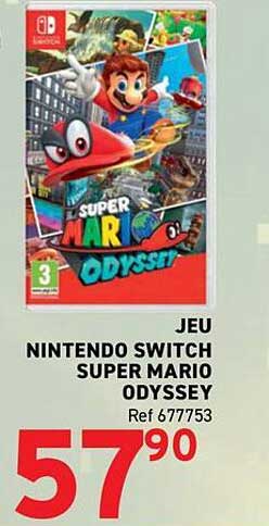 JEU NINTENDO SWITCH SUPER MARIO ODYSSEY