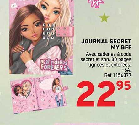 JOURNAL SECRET MY BFF
