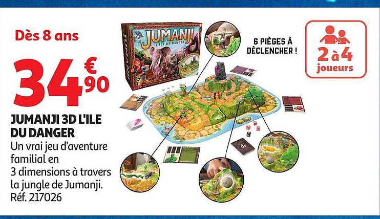 JUMANJI 3D L'ILE DU DANGER