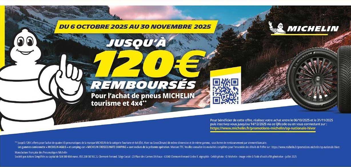 JUSQU’À 120 € REMBOURSÉS