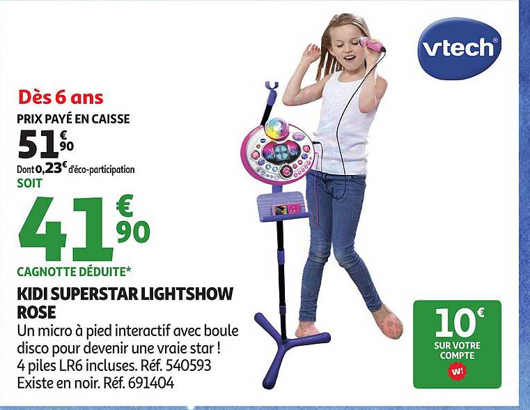 KIDI SUPERSTAR LIGHTSHOW ROSE