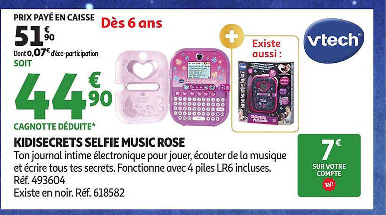 KIDISECRETS SELFIE MUSIC ROSE