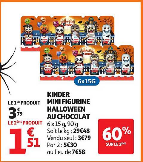 Kinder Mini Figurine Halloween au Chocolat