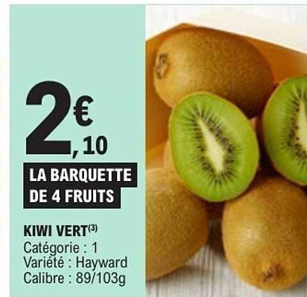 LA BARQUETTE DE 4 FRUITS