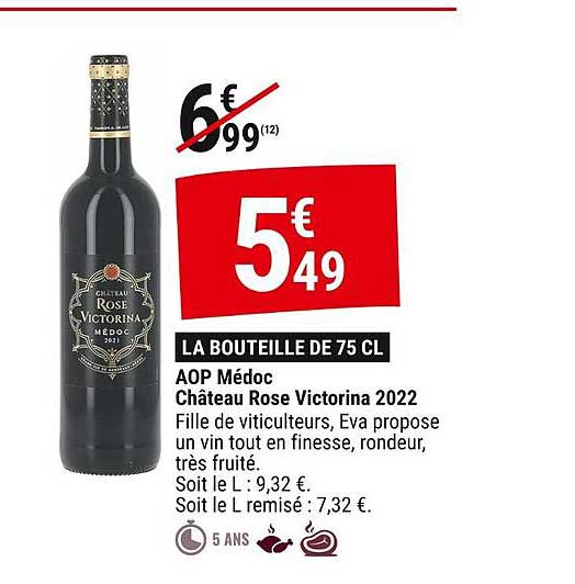 LA BOUTEILLE DE 75 CL